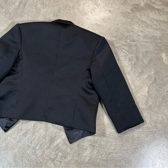 🎒superior Black Tuxedo Style Kids Blazer Size 10 YRS - Picture 6 of 6